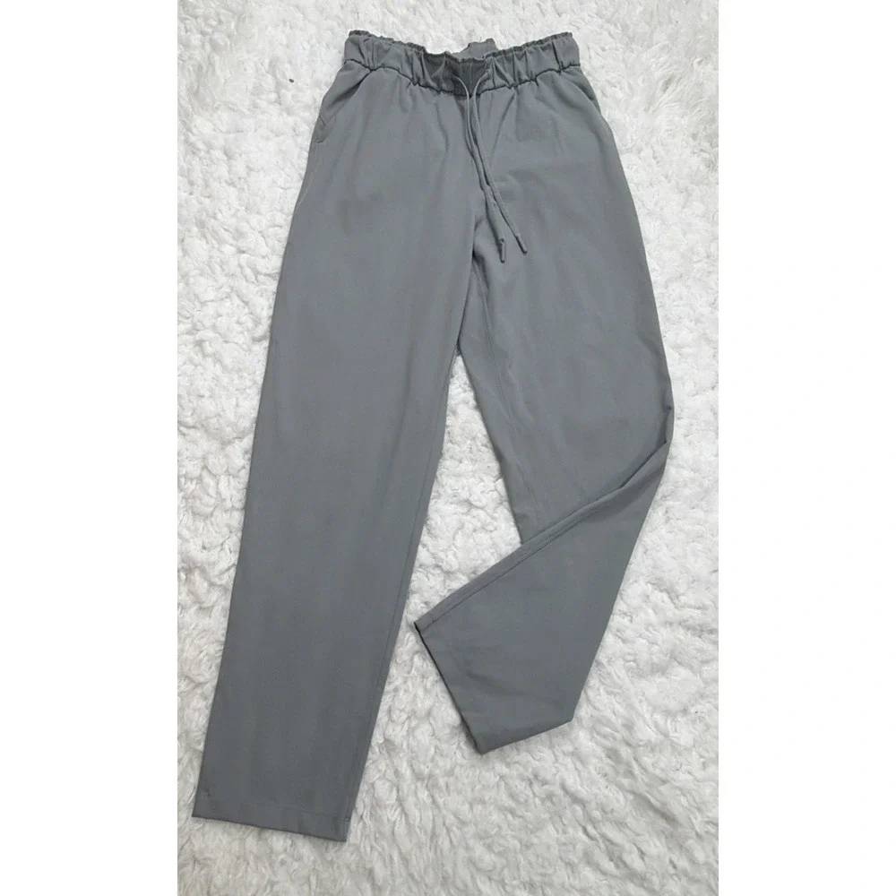 Lululemon Women's 6 Sage Grey Luxtreme Keep Moving Pants HR Minimalist Modern - Picture 1 of 11